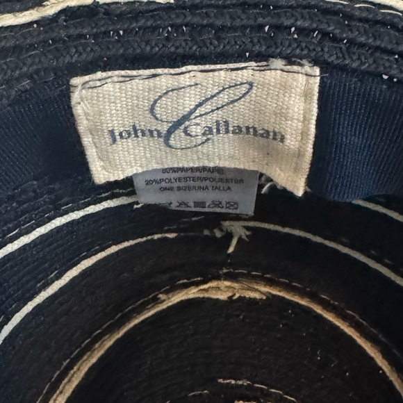 John Callanan Permanent Vacation Navy Blue Nautical Fedora One Size - Picture 8 of 9